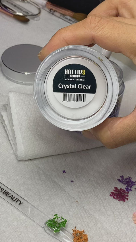 Crystal Clear Acrylic Nail Powder
