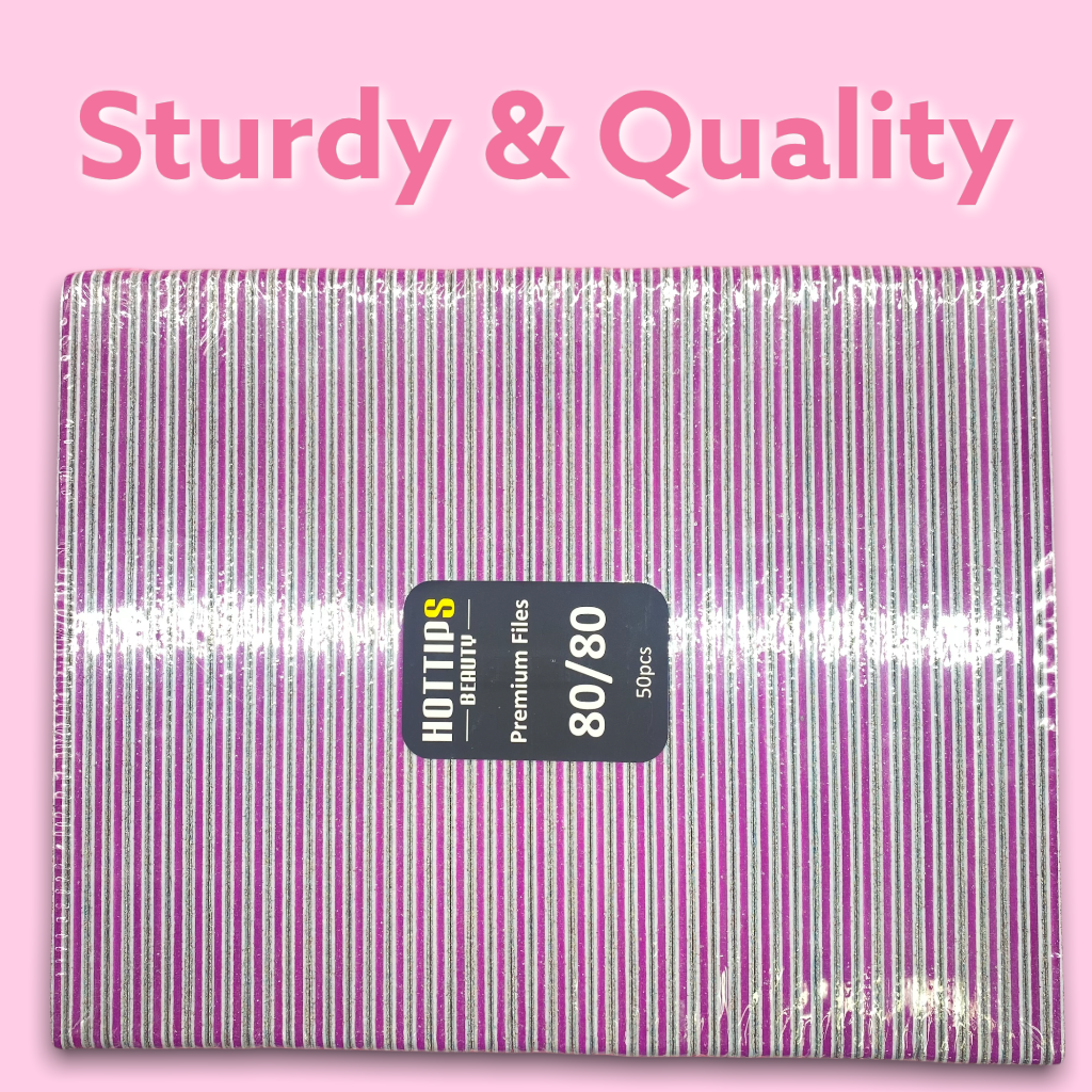 80/80 Grit Super Sturdy Japanese Nail File