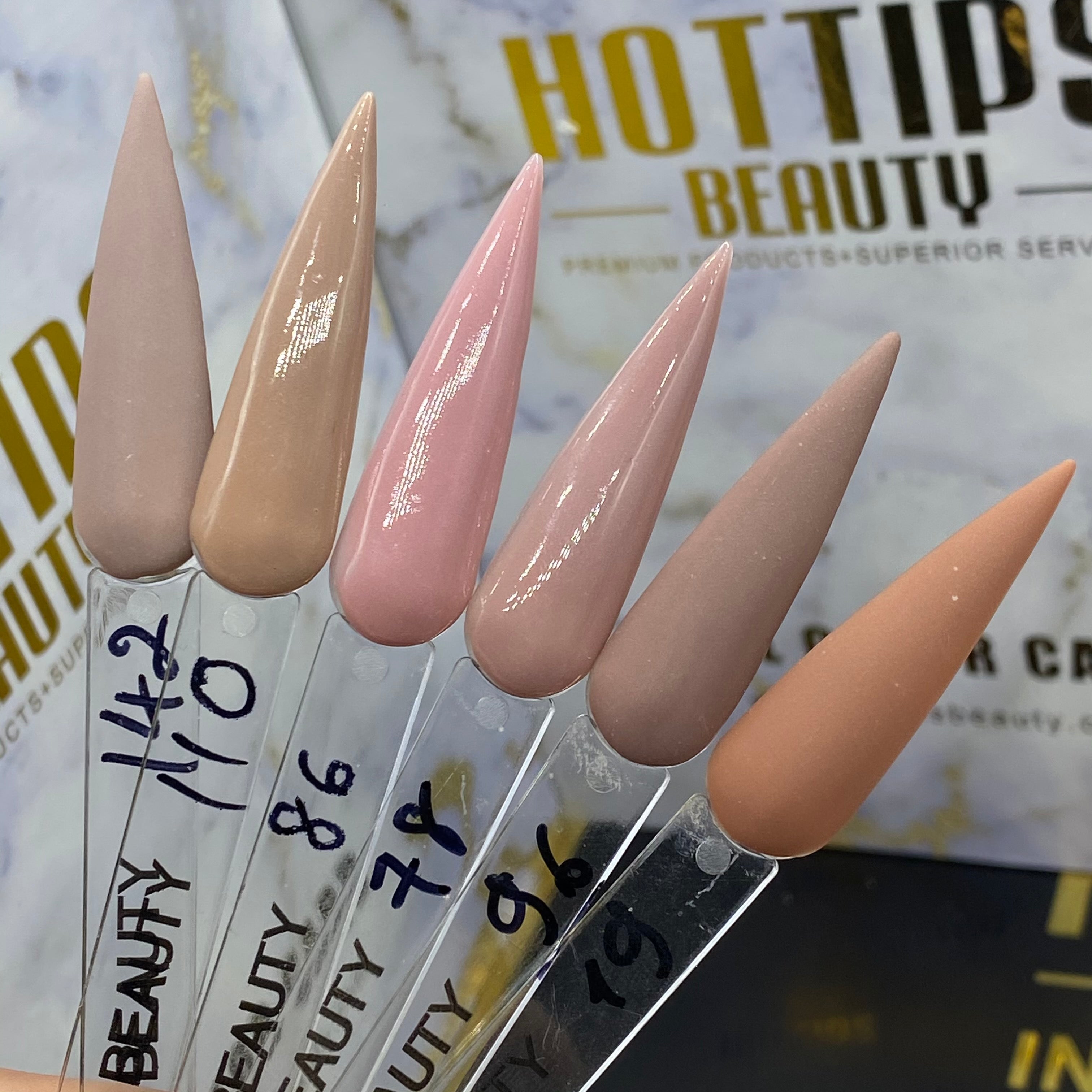 Acrylic Nude Collection 2 ( 6 colors #142; 110; 86; 78; 96; 19)