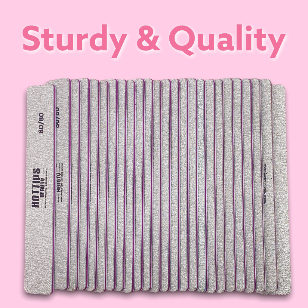 80/80 Grit Super Sturdy Japanese Nail File