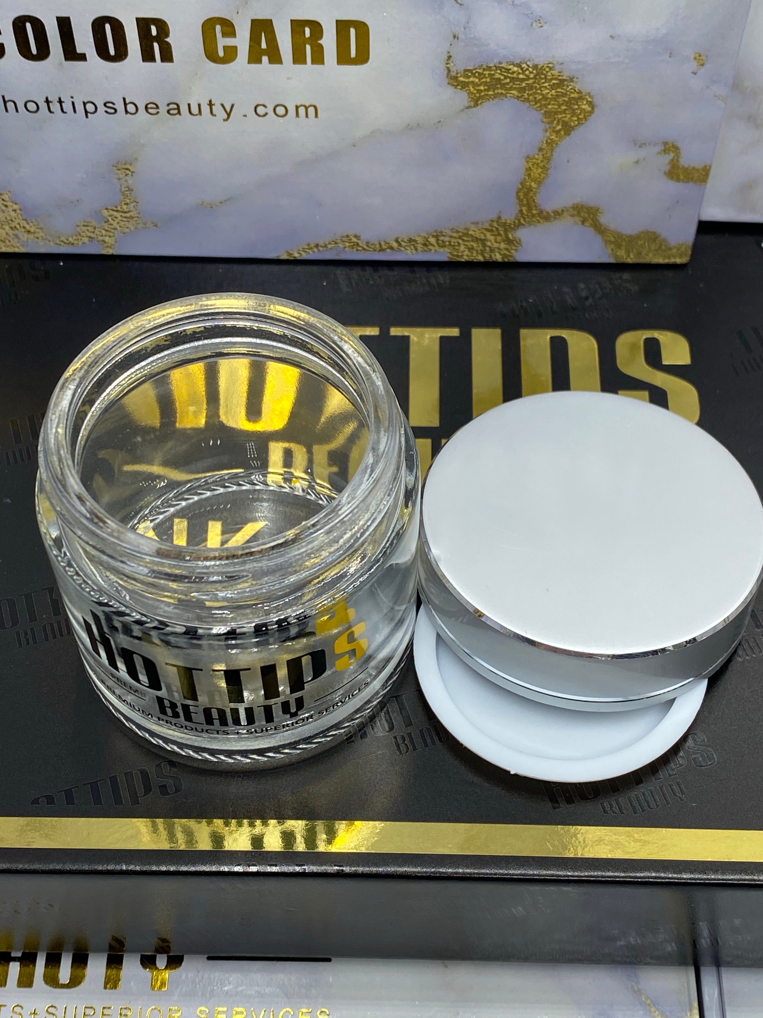 Empty Glass Jar for Monomer/Acetone